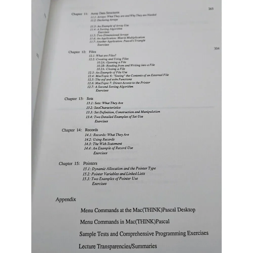 Vintage Problem Solving With Pascal On The Macintosh By Dr. T.K. Lim, 1992
